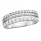 K33 Three Row Diamond Ring