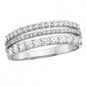 K33 Three Row Diamond Ring