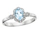 K44 Aquamarine Ring