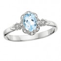 K44 Aquamarine Ring