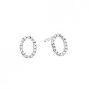   10KW and Diamonds Sweeties Oval Earrings .16tdw