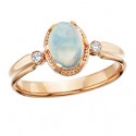 K71 Opal & Diamond Ring