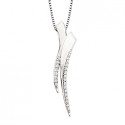 K87 Silver Icicle Pendant