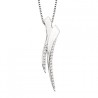 K87 Silver Icicle Pendant