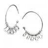  SS Star-Cut Discs Earrings 