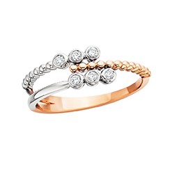 K115 Diamond Wrap Ring .09TDW
