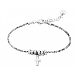 g158 Sterling Dangle Cross Bracelet