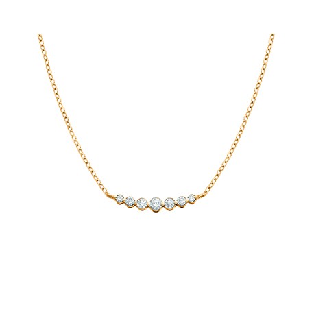 M1Y seven diamond necklace