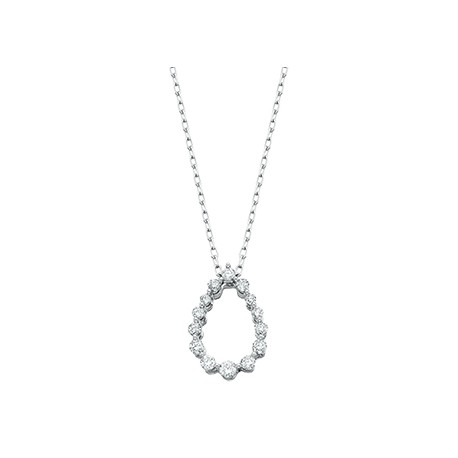 M68 Reg 1500.00  14KW diamond teardrop pendant 