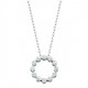 M7 14kw Circle of Love Diamond Pendant 1/2ct