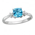 M14 Blue Topaz Ring