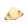 M17 10kt Oval Signet Ring