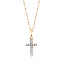 M19 10ky Petite Diamond Cross
