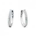 M41 10kw Sweeties Mini Hoops Diamond Earrings .13tw 