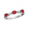 M54 10KW ruby &  diamond band 