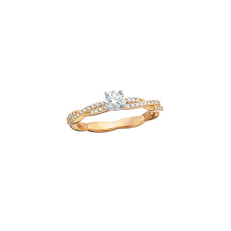 M61 Reg 3150.00 14TT twist engagement ring 
