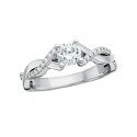M63 14KW weave engagement ring 