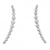 P1 14k Cascading Diamond earrings 1/4ct tw 