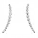 P2 14K Cascading Diamond Earrings 1/2 ct tw Reg $1650.00
