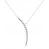 P3 14k Cascading Diamond Necklace 1/4tw