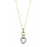 P11   10KY Diamond Link Pendant