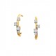 P28  10KY DI HOOP EARR .20TW 