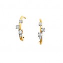 P28  10KY DI HOOP EARR .20TW 