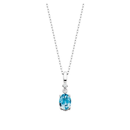 N57L BLUE STONE NECKLACE