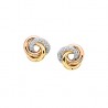 P70 SS Love Knot CZ Earrings 