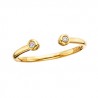 P73 Diamond Cuff Ring .03tw 