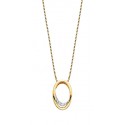 P100 Oval Diamond Pendant 