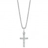 M116 SS Petite Diamond Cross .06tw  REG $300