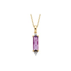 R88 Amethyst & Diamond Pendant REG $615