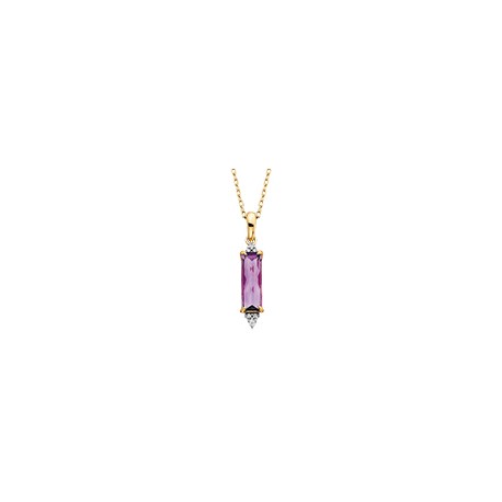 R88 Amethyst & Diamond Pendant REG $615