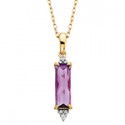R88 10KY Amethyst Pendant