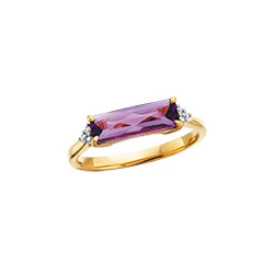 R87 Amethyst & Diamond Ring REG $735