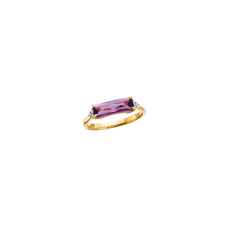 R87 Amethyst & Diamond Ring REG $735