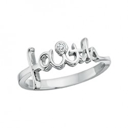 M74 Sterling "Faith" ring