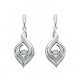 S135 SS DI DANCER EARRINGS .05TW