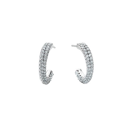 S115 14KW DI HOOP EARRS. 1CTTW