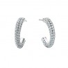 S115 14KW DI HOOP EARRS. 1CTTW