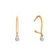 S113 14KY SM HOOPS W/DI DROPS.06TW