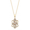 S105 14KY Diamond Pendant