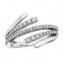 T10 14KW Diamond Fashion Ring 1/2CTTW