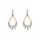 T20 14KY Diamond Fringe Earrings .15TW