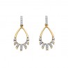 T20 14KY Diamond Fringe Earrings .15TW