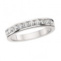 A43W 14K White Gold 1/2tw 10 Diamond Ring