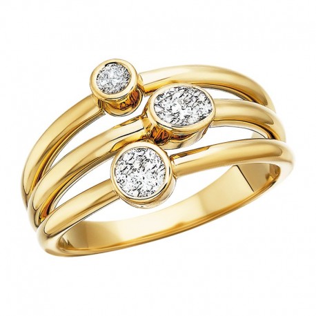 W002-Oval and Round Diamond Ring 1