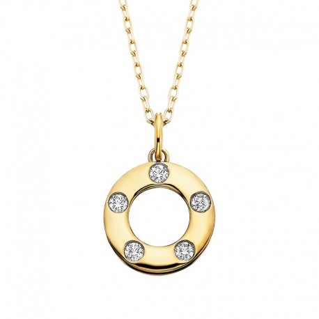 W011-Flush Set Diamond Circle Penda