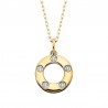 W011-Flush Set Diamond Circle Penda